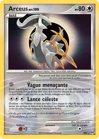 Arceus AR5/147 — Vainqueurs Suprêmes