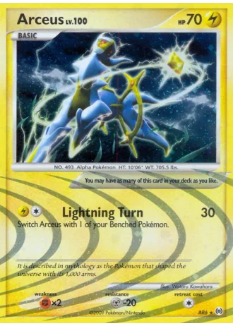 Arceus AR6/99 — Arceus