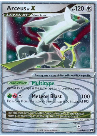 Arceus LIV.X #95/99 — Arceus