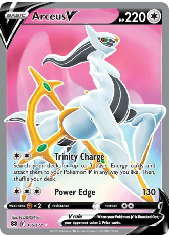 Arceus V #165/172 — Brilliant Stars
