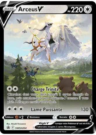 Arceus V SWSH204 — Épée & Bouclier Promos