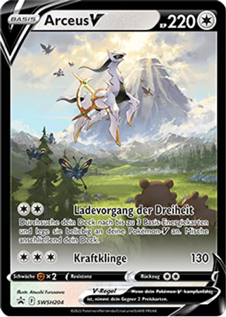 Arceus V SWSH204 — Schwert & Schild Promos