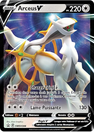 Arceus V SWSH306 — Épée & Bouclier Promos