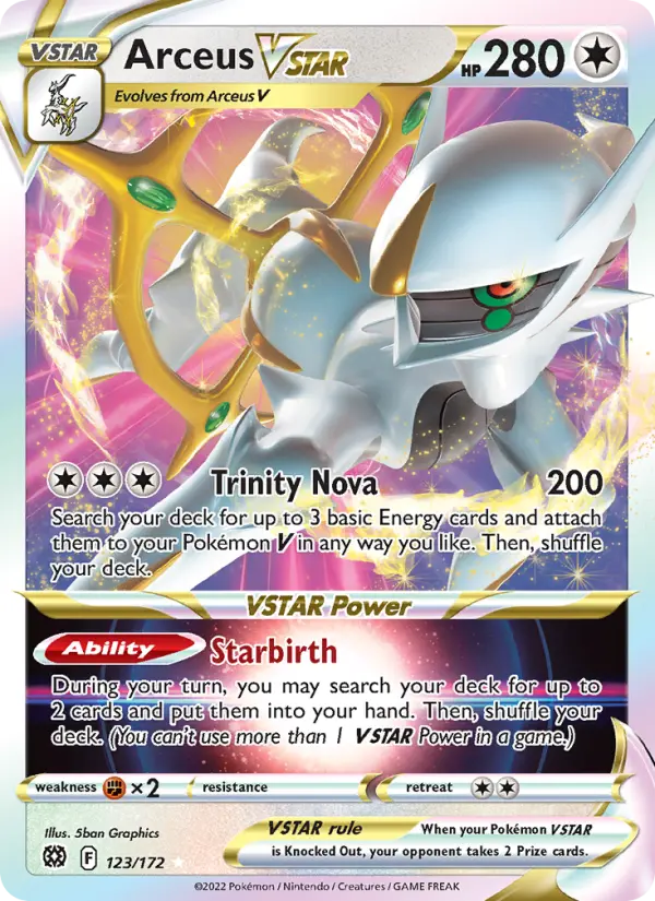 Arceus VSTAR #123-swsh9 — World Championships 2022