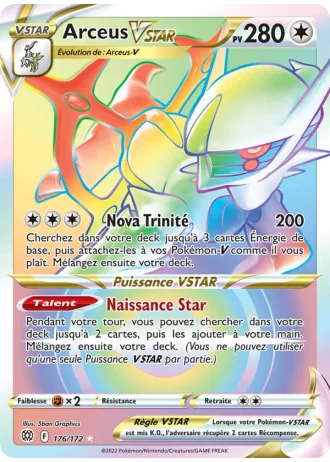 Arceus VSTAR #176 — Stars Étincelantes