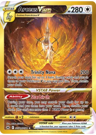 Arceus VSTAR GG70/70 — Galarian Gallery (Crown Zenith)