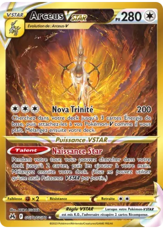 Arceus VSTAR GG70/70 — Galerie de Galar (Zénith Suprême)