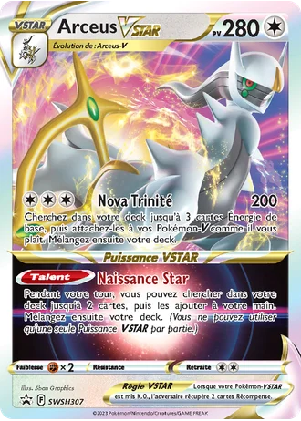 Arceus VSTAR SWSH307 — Épée & Bouclier Promos