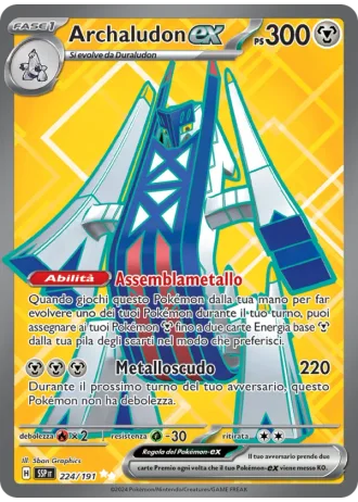 Archaludon ex #224/191 — Scintille Folgoranti