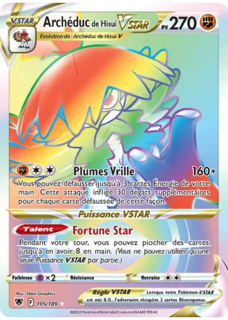 Archéduc de Hisui VSTAR #195 — Astres Radieux