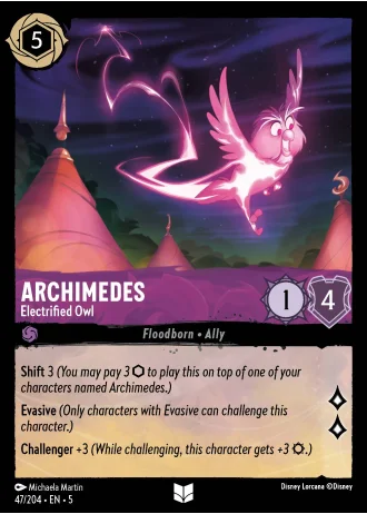 Archimedes - Electrified Owl #47/204 — Shimmering Skies