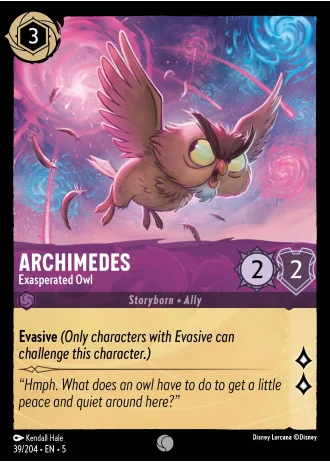 Archimedes - Exasperated Owl #39/204 — Shimmering Skies
