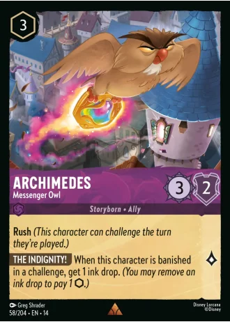Archimedes - Messenger Owl #58/257 — Hyperia City