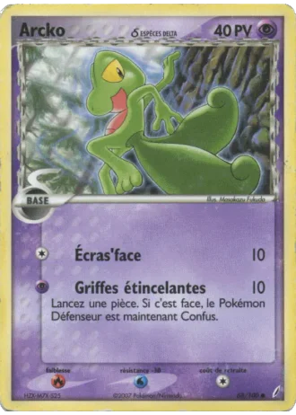 Arcko #68 — EX Gardiens de Cristal
