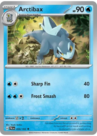 Arctibax #059/193 — Paldea Evolved