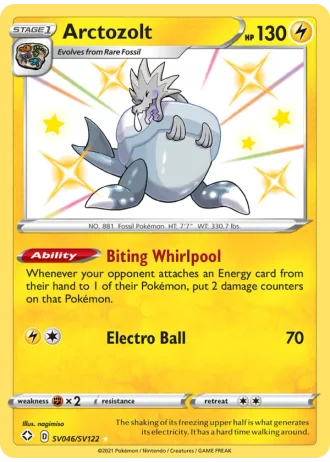 Arctozolt SV046/122 — Shiny Vault (Shining Fates)