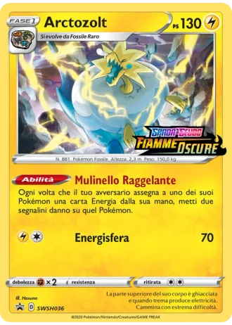 Arctozolt SWSH036 — Spada e Scudo Promos