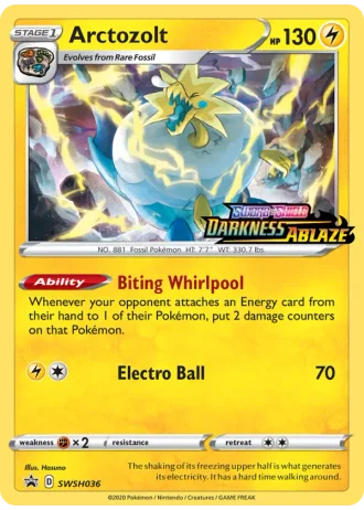 Arctozolt SWSH036 — Sword & Shield Promos