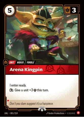 Arena Kingpin #001/219 — Organized Play Promos