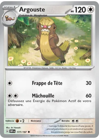Argouste #177/197 — Flammes Obsidiennes