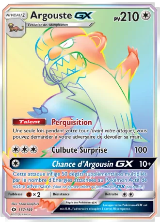 Argouste GX #157/149 — Soleil et Lune