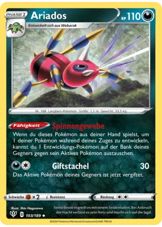 Ariados #103/189 — Flammende Finsternis