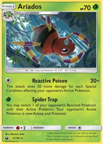 Ariados #6/168 — Celestial Storm