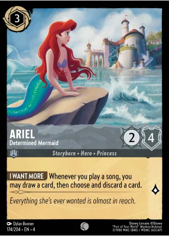 Ariel - Determined Mermaid #174/204 — Ursula's Return