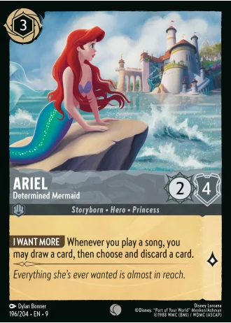 Ariel - Determined Mermaid #196/204 — Fabled