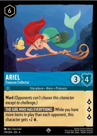 Ariel - Treasure Collector #139/204 — Ursula's Return