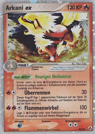 Arkani ex #83 — EX Legend Maker