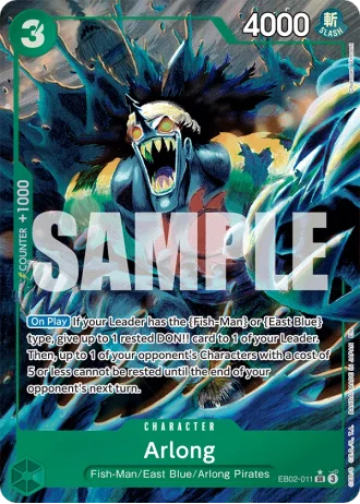 Arlong (EB02-011) (Alternative Art) — Anime 25th Collection (EB02)