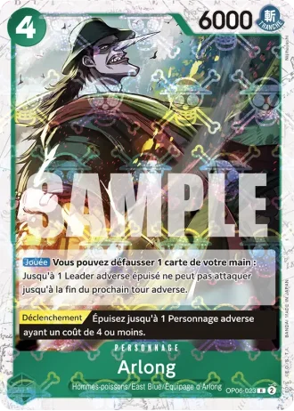 Arlong (OP06-023) (Alternative Art) — ONE PIECE CARD THE BEST (PRB01)