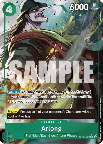 Arlong (OP06-023) (Full Art) — One Piece The Best (PRB01)