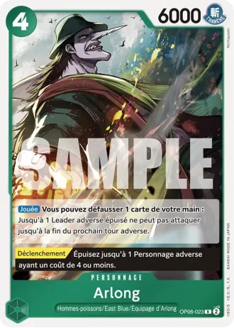 Arlong (OP06-023) (Full Art) — ONE PIECE CARD THE BEST (PRB01)