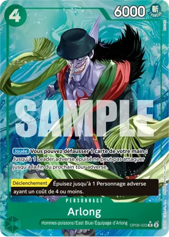 Arlong (OP06-023) (Reprint) — ONE PIECE CARD THE BEST (PRB01)