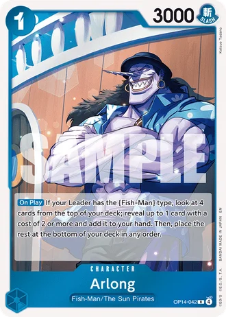 Arlong (OP14-042) — The Azure Sea's Seven (OP14-EB04)