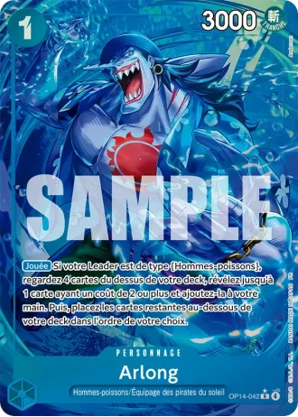 Arlong (OP14-042) (Alternative Art) — Les Sept de la Mer d'Azur (OP14-EB04)