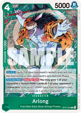 Arlong (OP15-023) — Adventure on Kami's Island (OP15-EB04)