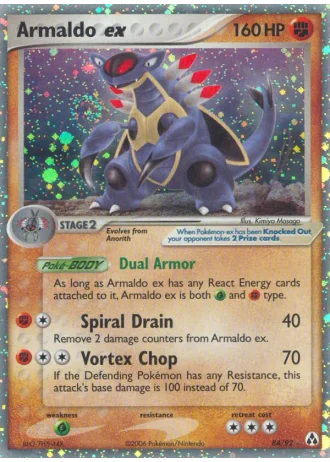 Armaldo ex #84 — EX La Leggenda di Mew