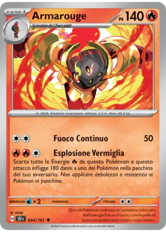 Armarouge #034/191 — Scintille Folgoranti