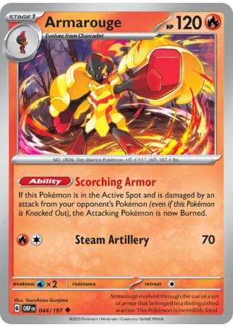 Armarouge #044/197 — Obsidian Flames