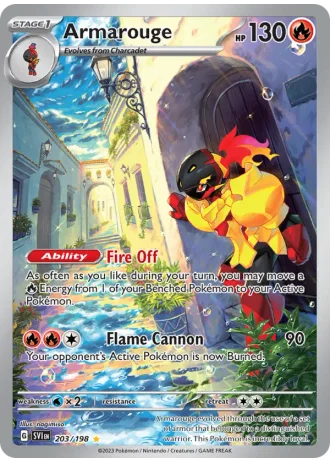 Armarouge #203/198 — Scarlet & Violet
