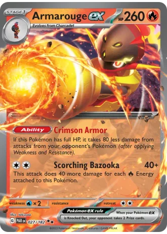 Armarouge ex #027/182 — Paradox Rift