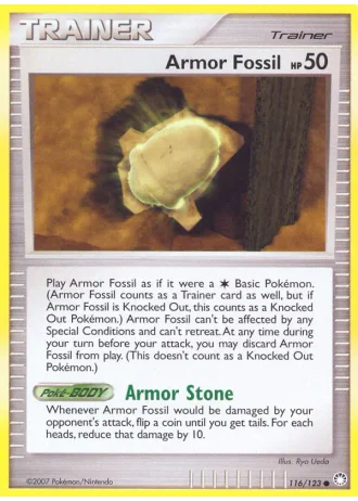 Armor Fossil #116/123 — Mysterious Treasures