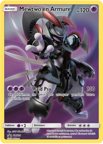 Armored Mewtwo SM228 — Soleil & Lune Promos