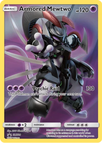 Armored Mewtwo SM228 — Sun & Moon Promos
