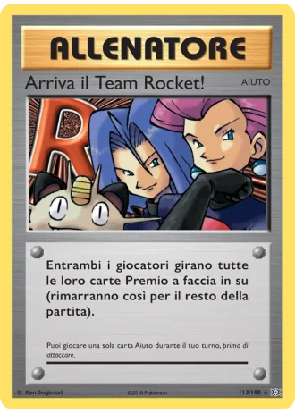 Arriva il Team Rocket! #113/108 — Evoluzioni