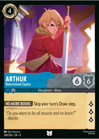 Arthur - Determined Squire #168/204 — Reign of Jafar