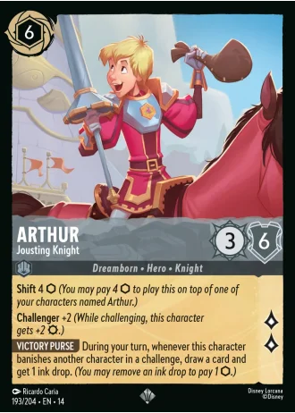 Arthur - Jousting Knight #193/257 — Hyperia City